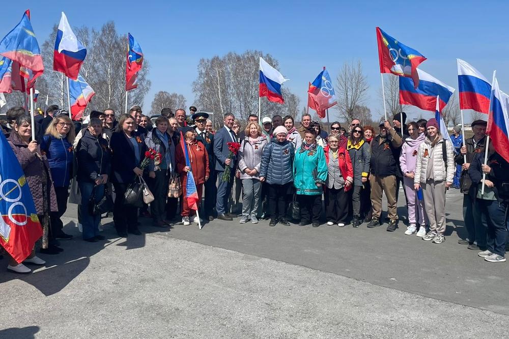 Сотрудники СФНЦА РАН приняли участие в торжественном митинге, посвященном Дню Победы