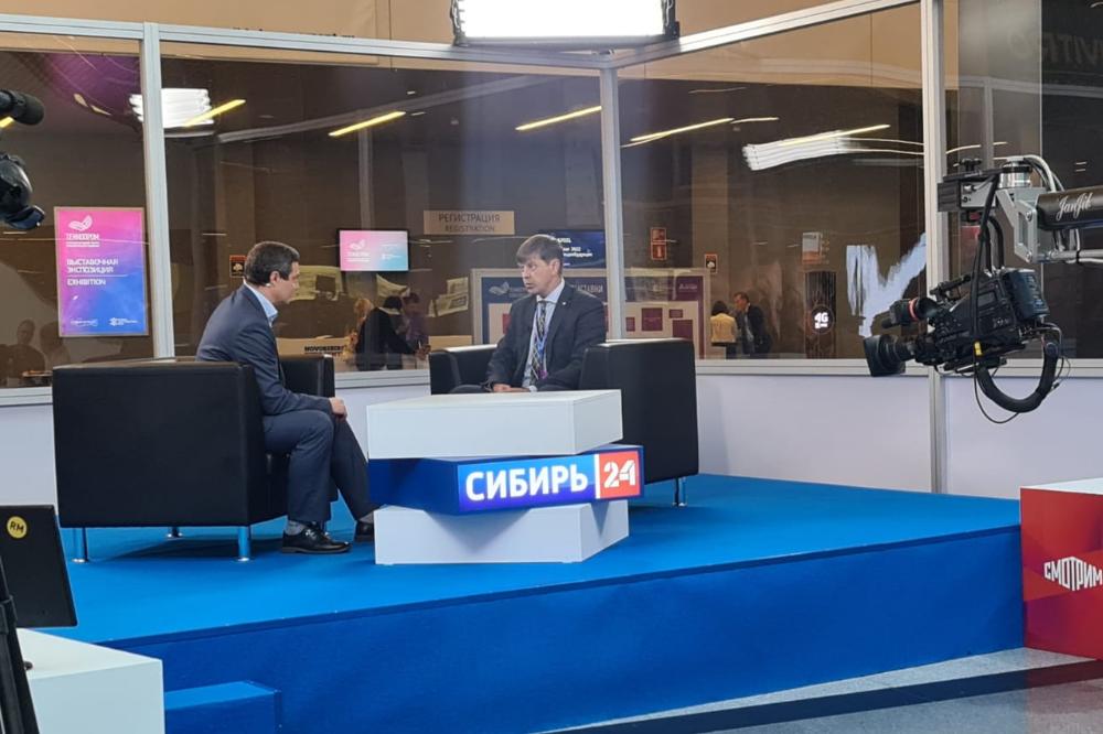 Кирилл Голохваст рассказал зрителям канала «Сибирь 24» об импортозамещении в аграрной сфере